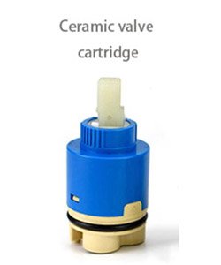 Ceramic valve cartridge