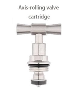 Axis-rolling valve cartridge