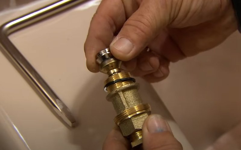 Check for Damage or Wear for shower faucet repair