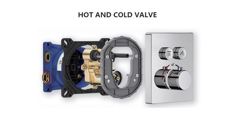 hot and cold valve cartridge-shower cartridge