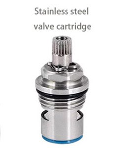 Stainless steel valve cartridge